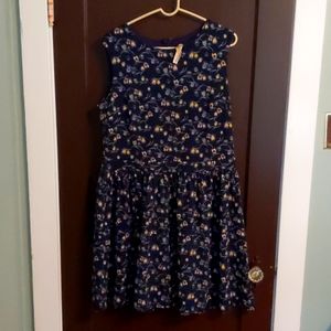 1x cute owl print Kristin Miles dress